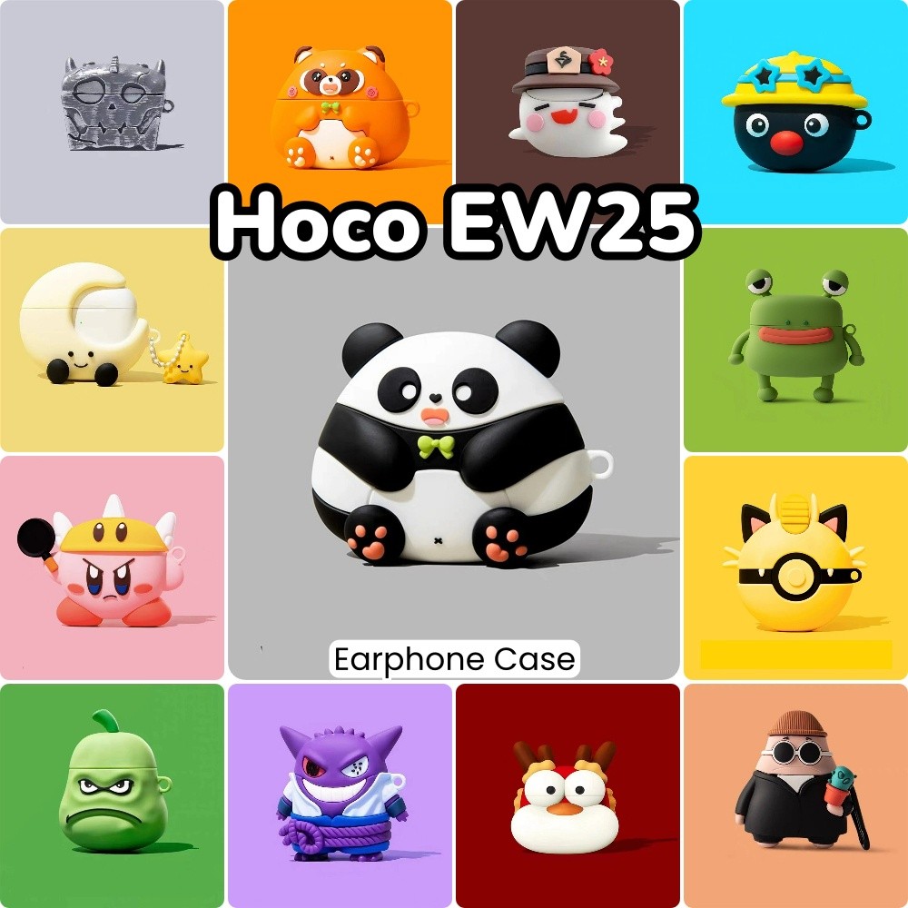 【 Ốp Lưng Nhà 】 Dành Cho Hoco EW25 Vỏ Silicon Mềm Sáng Tạo Vỏ Tai Nghe Hoạt Hình NO.7