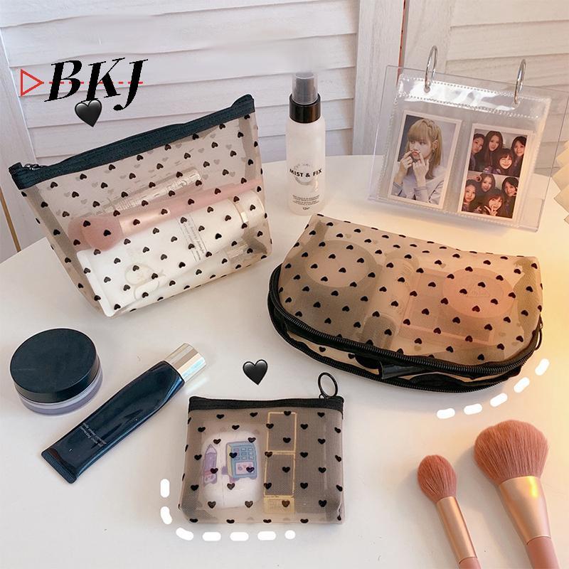 [KJ] Túi đựng mỹ phẩm lưới Túi đựng đồ trang điểm vệ sinh [Mới]