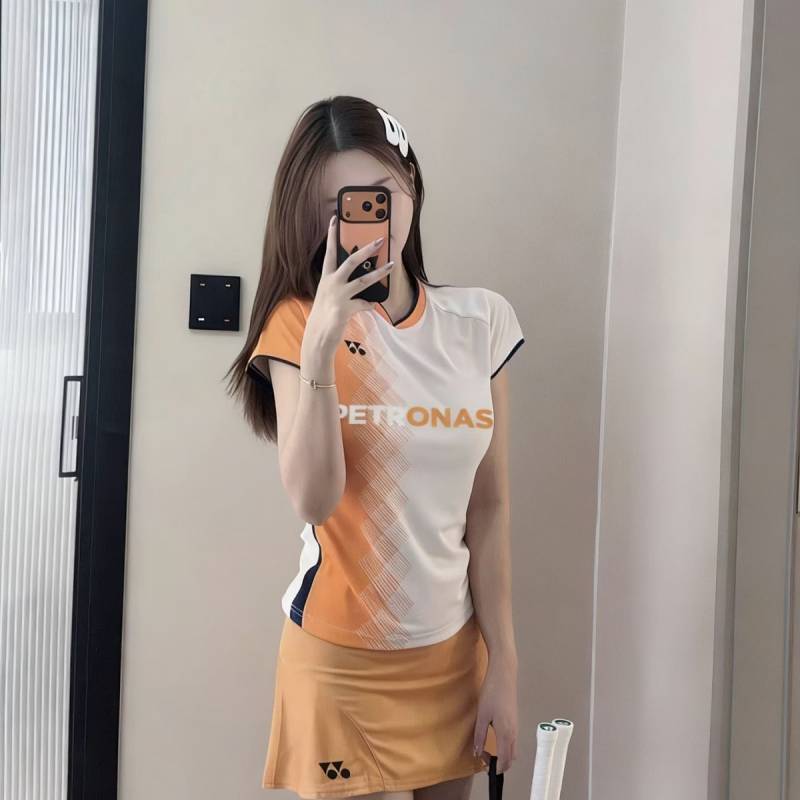 YY New JP Badminton Clothing Women's Shirt Zhitian Qianyang Same Competition Training tXzU