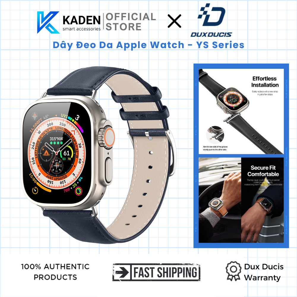 Dây đeo Dux Ducis Dành Cho Apple Watch Ultra 2 / 1, Apple Watch Series 9-1/SE/SE 2022, Dux Ducis YS 