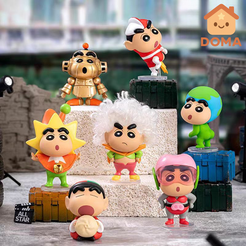 Đảm bảo chính hãng [Chính hãng] Crayon Shin-Chan All-Star Series mini Earth Crayon Shin-Chan Doll Ch