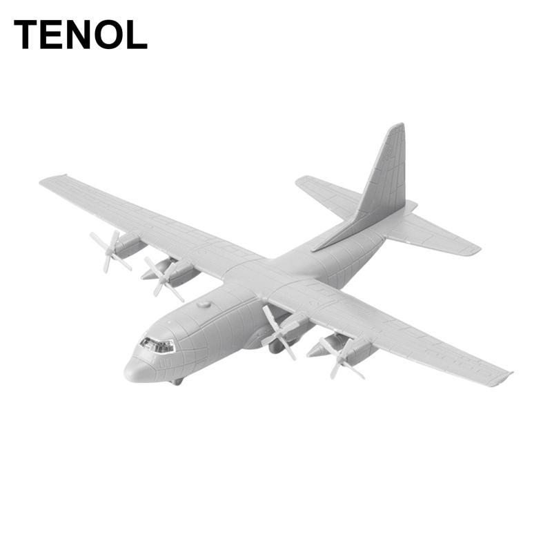 Mô hình máy bay vận chuyển 1 / 144, Mô hình máy bay, US C130 Thu nhỏ 4D có bộ sưu tập trang trí chân