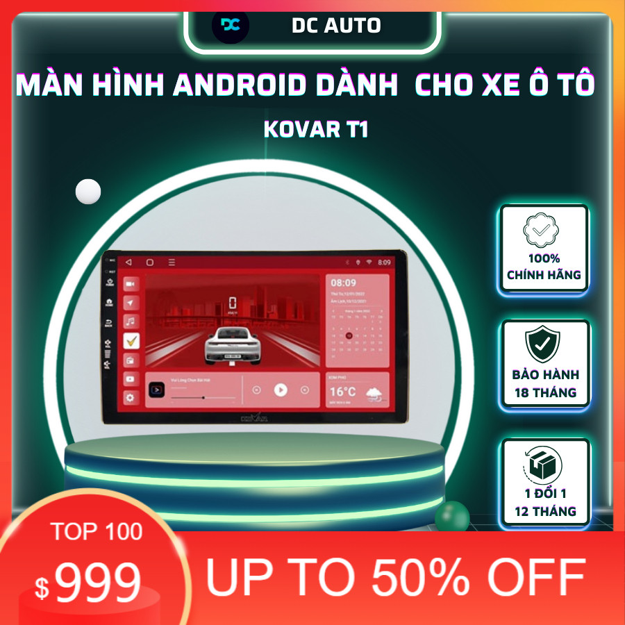 Màn Hình Android Zestech Kovar T1 Ram 2GB Rom 32GB Chip 8 nhân