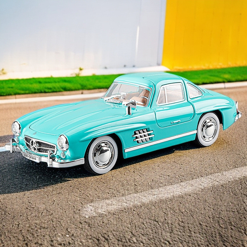 [Mẫu xe] Jiaye 1 / 22 Benji 300SL Hợp Kim Xe Mô Hình Kéo Lại Âm Thanh Ánh Sáng Đồ Chơi Xe Mô Phỏng R