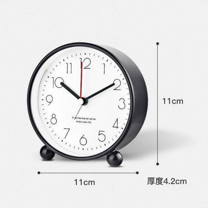 baoluan#New model alarm clock with night light, fashionable alarm clock, children's cartoon alarm cl