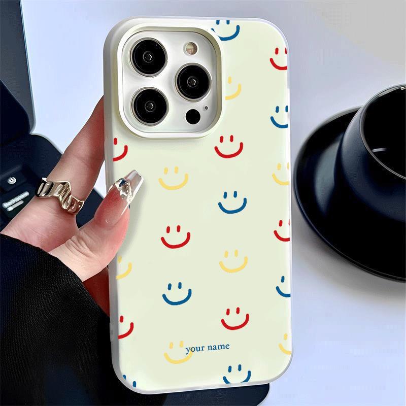 Smiley ản đầy đủĐối với iPhone 17promax trường hợp sáng tạo 15Plus Fun 14