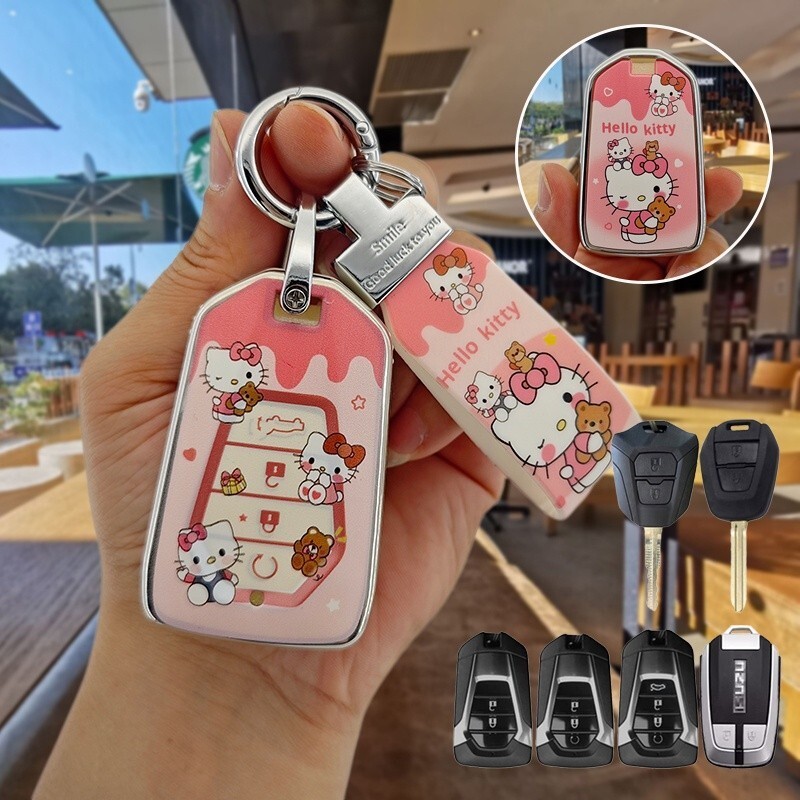 Hộp đựng chìa khóa Isuzu Mu-7 tia lửa D-max MU-X dmax MUX 2022-2025 Túi đựng chìa khóa TPU