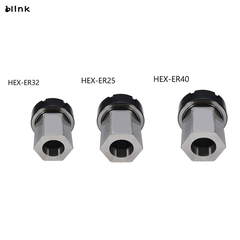 Chuck Block 1 Pc ER25 Thép Cứng Lục Giác ER25 / ER32 / ER40 Collet Giá Đỡ