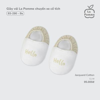 Giày vải La Pomme chuyến xe cổ tích - Sợi Jacquard Cotton thoáng khí an toàn – Bé trai