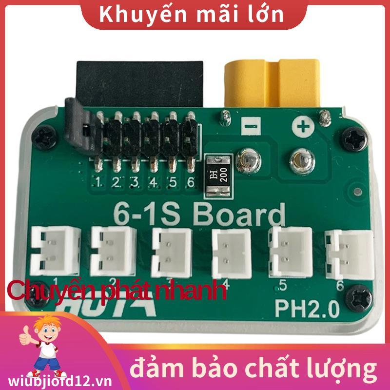 Hub sạc pin OSH 6 cổng 1S Hub sạc pin cho pin LiPo LiFe Li-Ion LiHV PH2.0. wiubjiofd12vn