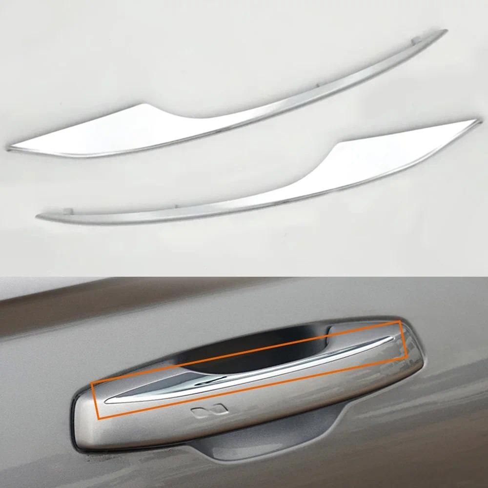 Tay Nắm Cửa Ngoài Ô Tô Tạo Kiểu Dải Chrome Viền Nắp Dành Cho Geely Monjaro KX11 Xingyue L 2021-2025