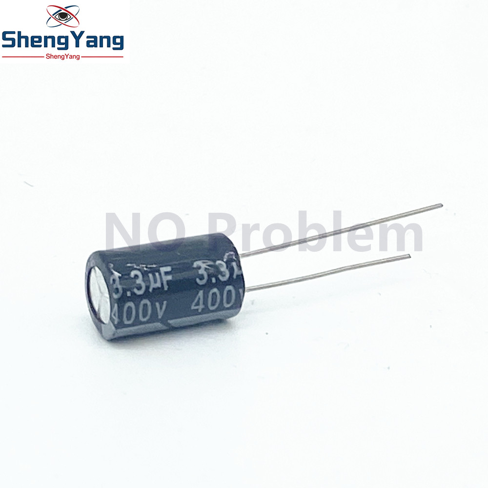 Bộ 50 Chất Lượng Higt 400V3.3UF 8 * 12mm 3.3UF 400V 8 * 12 Tụ Điện Phân