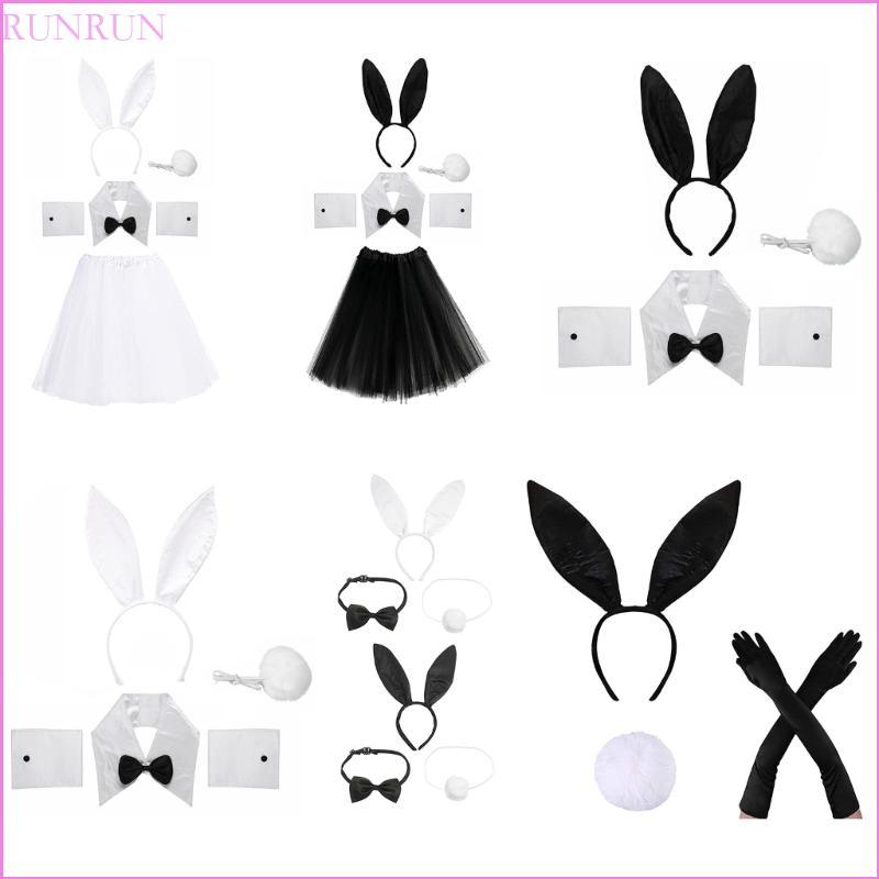 RUN Phục Sinh Thỏ Bộ Trang Phục Bunny Cosplay Trang Phục Nữ Thỏ Đầu Trang Phục