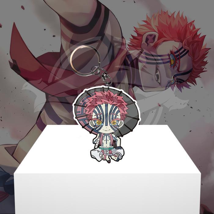Gantungan Kunci Anime Kimetsu no Yaiba - Akaza - Ganci Akrilik - Keychain Acrylic - Akaza 1, Gantung