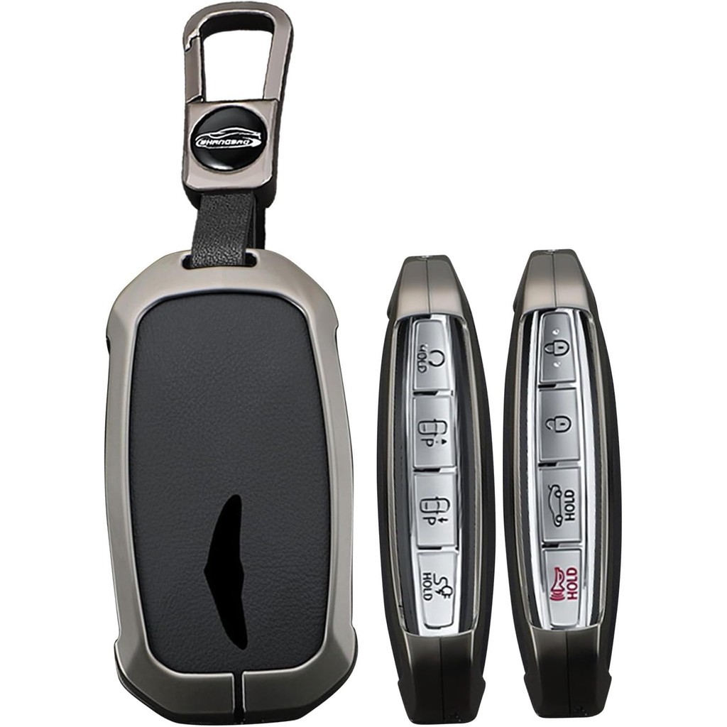 Chìa Khóa Kim Loại Fob Phù Hợp Cho Genesis GV60 GV80 G70 G90 2025 2024 2023 Chìa Khóa Từ Xa Fob Ốp L