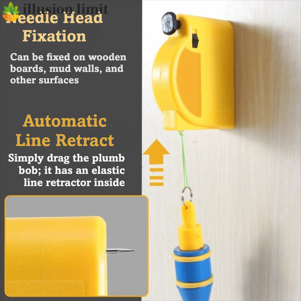 ILLUSION LIMIT Plumb Line Dụng cụ đo lường chuyên nghiệp Xây dựng