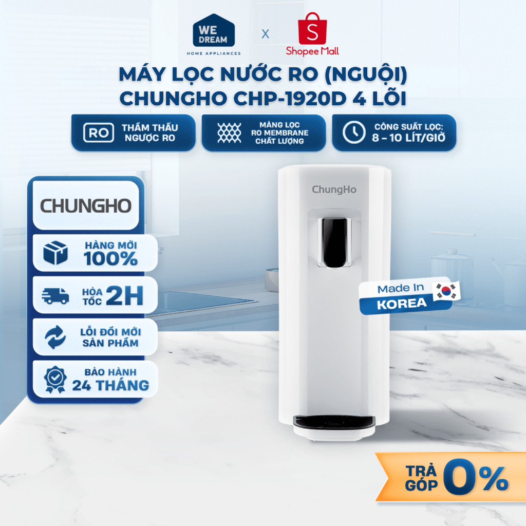 CHP-1290D - Máy Lọc Nước RO Chungho CHP-1290D 4 Lõi - Hàng Chính Hãng, Mới 100%
