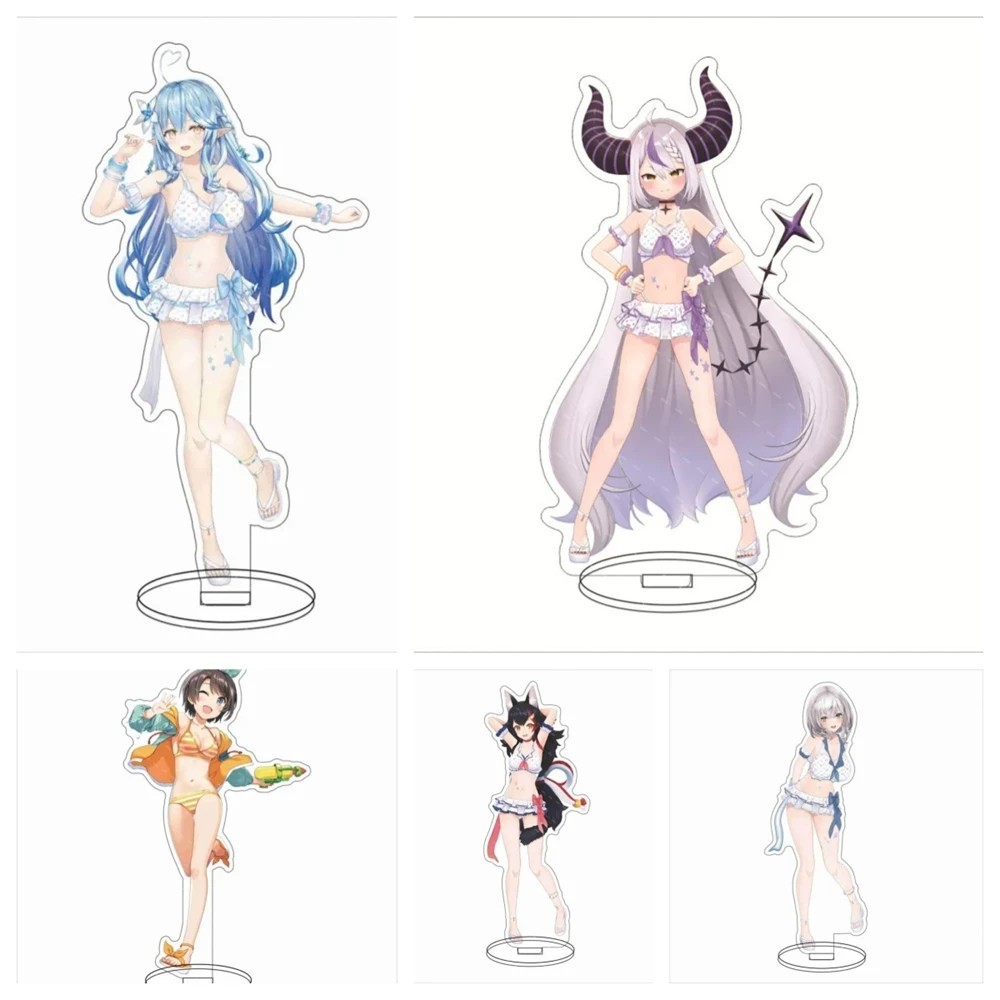 Standee Anime Hololive Mica Acrylic 15cm Mô Hình VTuber Trang Trí Bàn Học - Standee Hololive Bikini 