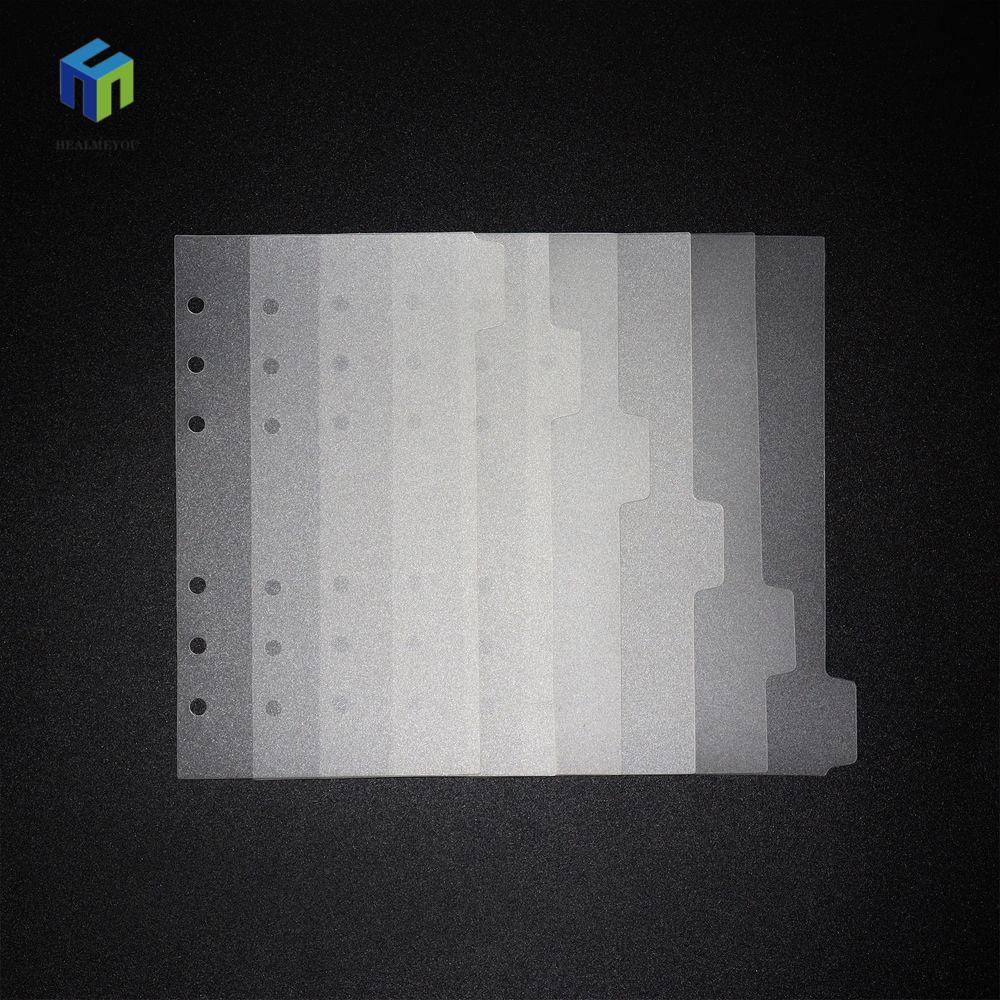 HEALMEYOU Binder Index Dividers Notebook Sticker Sáng tạo cho A5 / A6 Notebook Separator Trang Loose