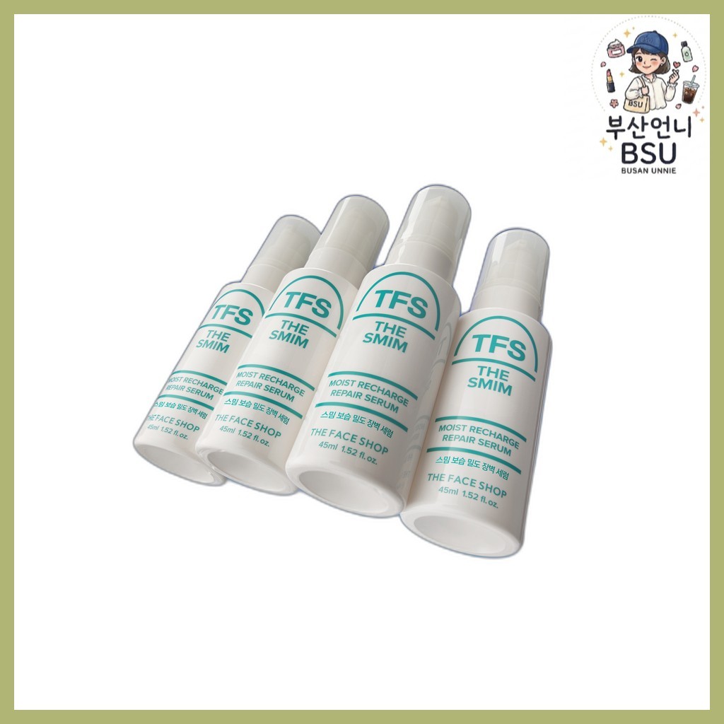 [daiso] The Face Shop The Smim Moist Recharge Repair Serum, 45ml, 1pc / Serum Hàn Quốc / Dưỡng ẩm Re
