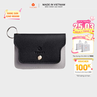 Ví Yuumy (Thời trang nữ nắp gập cỡ nhỏ - Ví móc khóa da Seasand YMK2)