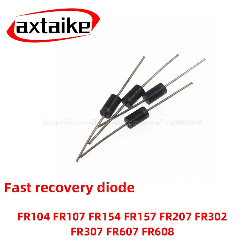 10-50 Chiếc FR Diode Bộ FR104 FR107 FR154 FR157 FR207 FR302 FR307 FR607 FR608 Phục Hồi Nhanh 1000V 1