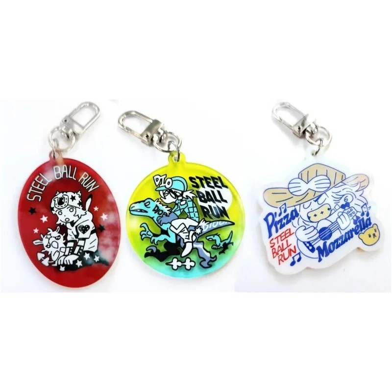 Móc khóa JoJos Bizarre Adventure Steel Ball Run SBR anime mica acrylic Johnny Joestar Gyro Zeppeli D