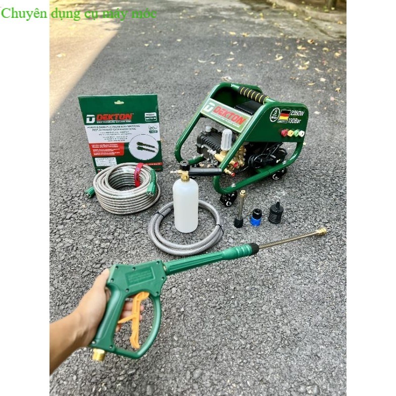Máy rửa xe dekton DK-HPW2350 Chống giật, đầu bơm đồng SHOP DỤNG CU