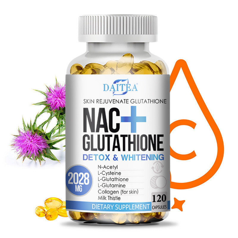 Thực phẩm chức năng Daitea Glutathione, Collagen, Chiết xuất cây kế sữa - Hỗ trợ làm sạch và làm trắng da