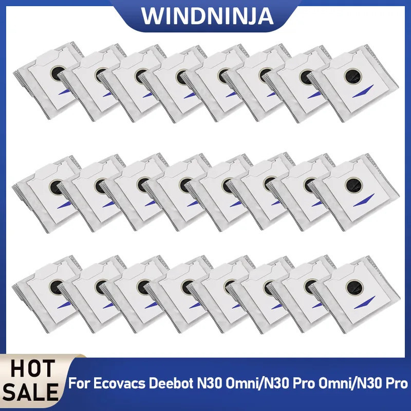 Bộ Phận Túi Bụi Cho Ecovacs DEEBOT N30 Omni N30Pro N30 Pro Omni Robot Hút Bụi Túi Phụ Kiện Thay Thế