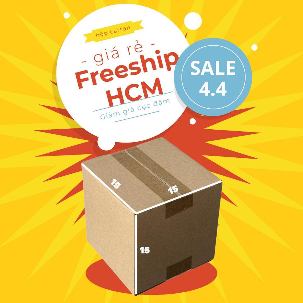 hộp đóng hàng 15x15x15 bộ 150 trơn không in