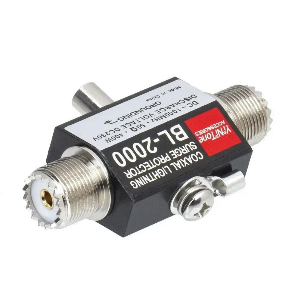 BL-2000 Đồng Trục CHO Lightning Arrestor Surge Protector PL259 Nữ Đến PL259 Nữ 400W 50 Ohm