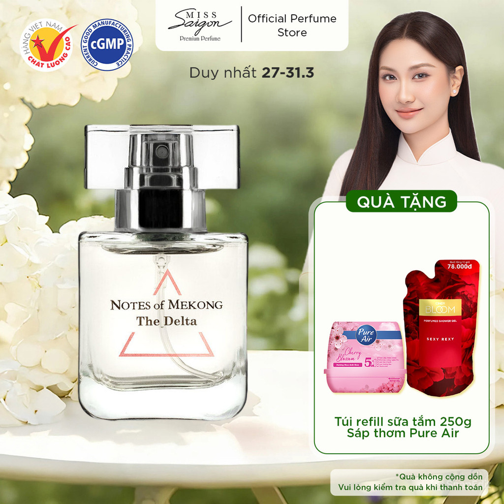 Nước hoa unisex Notes of Mekong - The Delta EDP 30ml