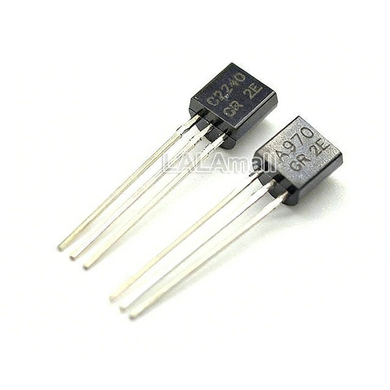 100 Cái / lốc 2SA970 2SC2240 A970 C2240 TO-92 Transistor lưỡng cực