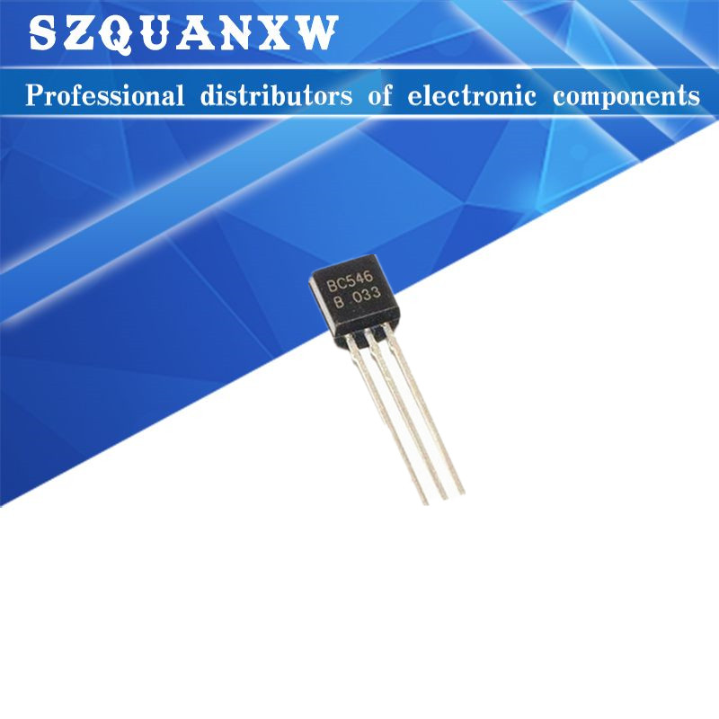 100 CÁI BC546 TO-92 BC546B TO92 546B bóng bán dẫn triode mới