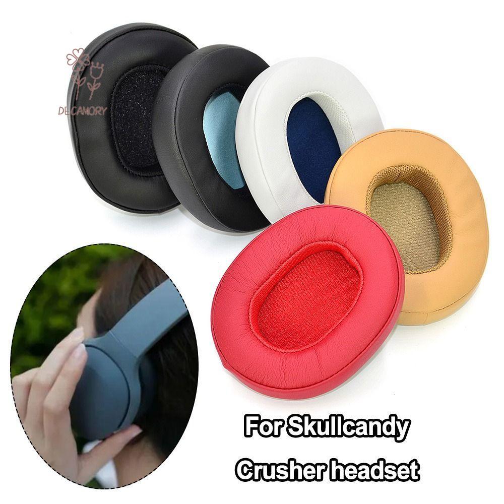 DECAMORY 1 Cặp Đệm Tai Nghe Bằng Da Protein Dành Cho Skullcandy Crusher Không Dây Evo Crusher ANC He