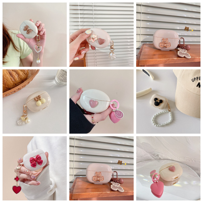 Ốp Lưng Dễ Thương Cho Lenovo LP40 Pro / HT38 / LP80 Vỏ Tai Nghe Silicon Hoạt Hình Có Vỏ Keychian