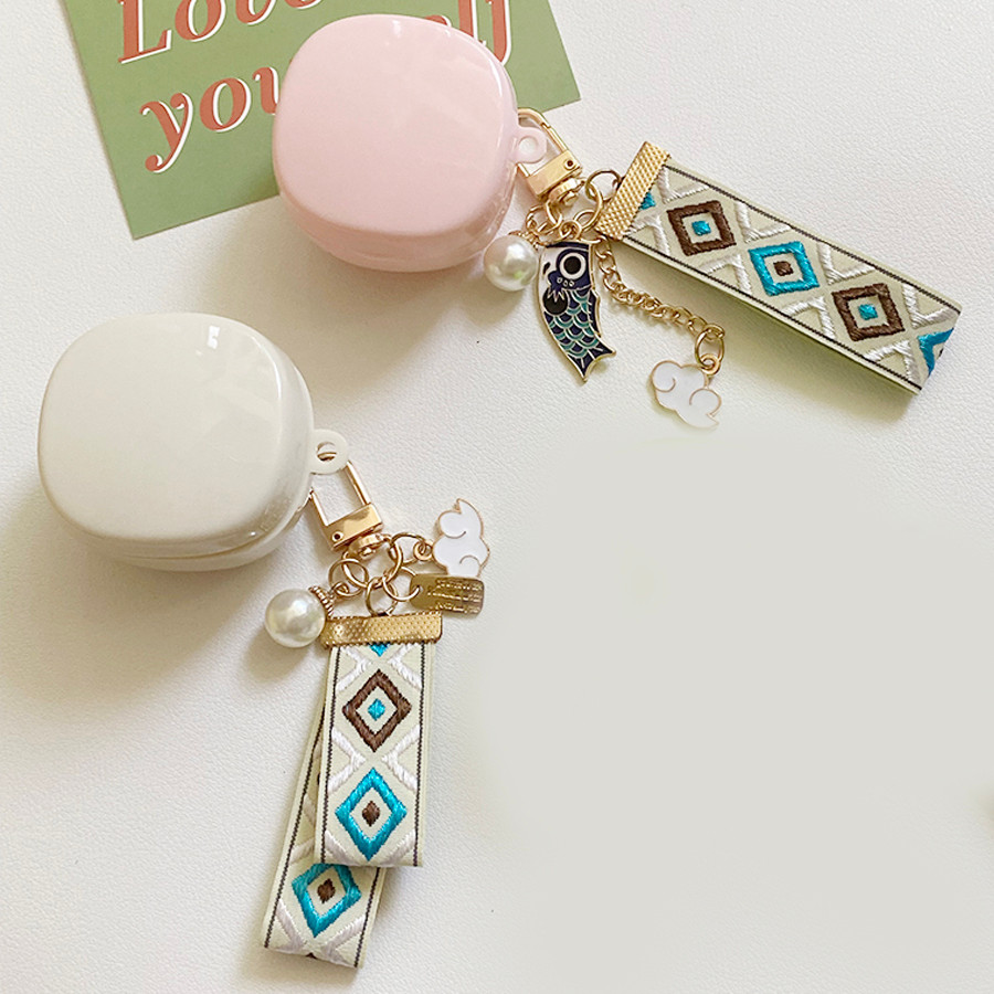 Ins fashion Dành cho vỏ Soundcore K20i / R60i NC / R50iNC / R50i k20i có nắp tai nghe keychian & sil