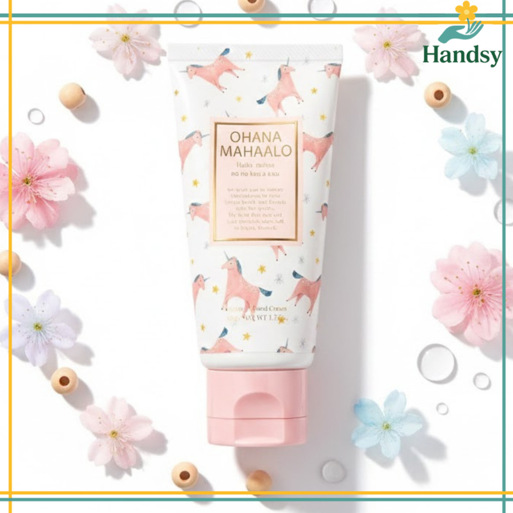 OHANA MAHAALO Fragrance Hand Cream 50g (Haria Nohea) - Moist & Non-Sticky, Made in Japan