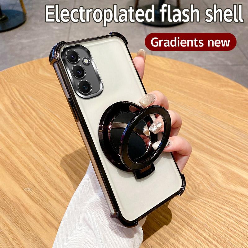 Dành Cho Samsung A57 5G Ốp Lưng Từ Tính Gương Cho Samsung Galaxy A57 A 57 5G SM-A577E SM-A577B Vỏ Mạ