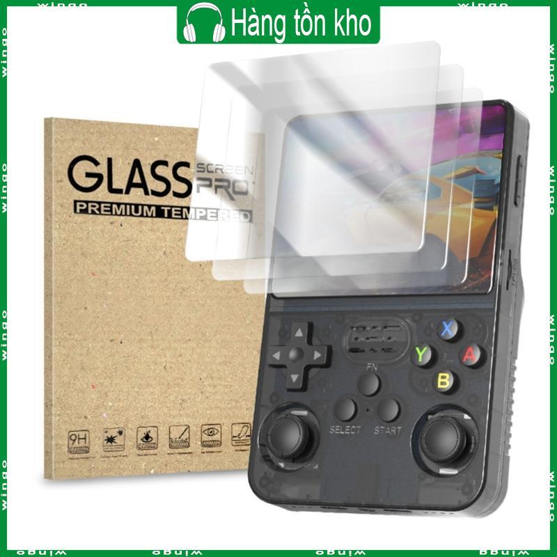 WIN Máy Chơi Game Kính Cường Lực Phim Bao Da Bảo Vệ Màn Hình Cho R36S R35S RGB20S