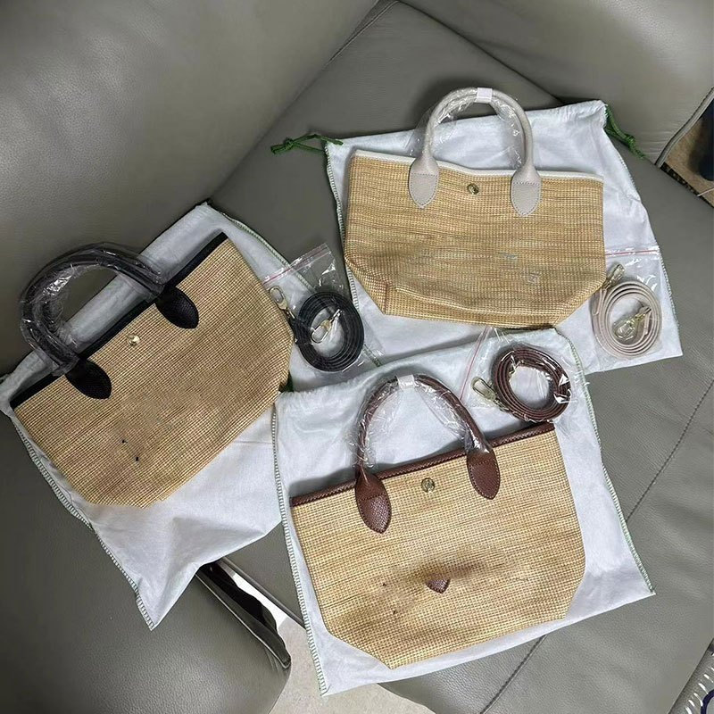 War Horse Nữ Vai Cầm Tay Size Lớn Túi Dệt Rơm