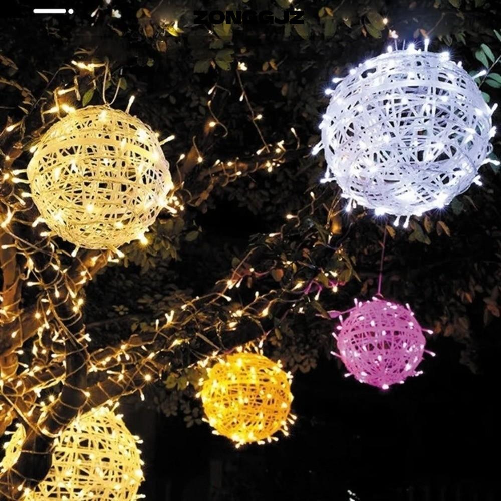 ZONGGJZ Festoon Mây Bóng Đèn, Đèn Treo Trang Trí Sân Vườn 220V, Bóng Mây 20 / 28CM Ramadan Festoon M