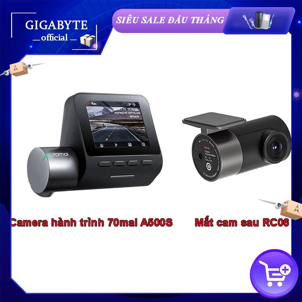[Bản quốc tế] Camera hành trình ô tô 70Mai A500S kèm camera sau RC06 - Bảo hành 12 tháng