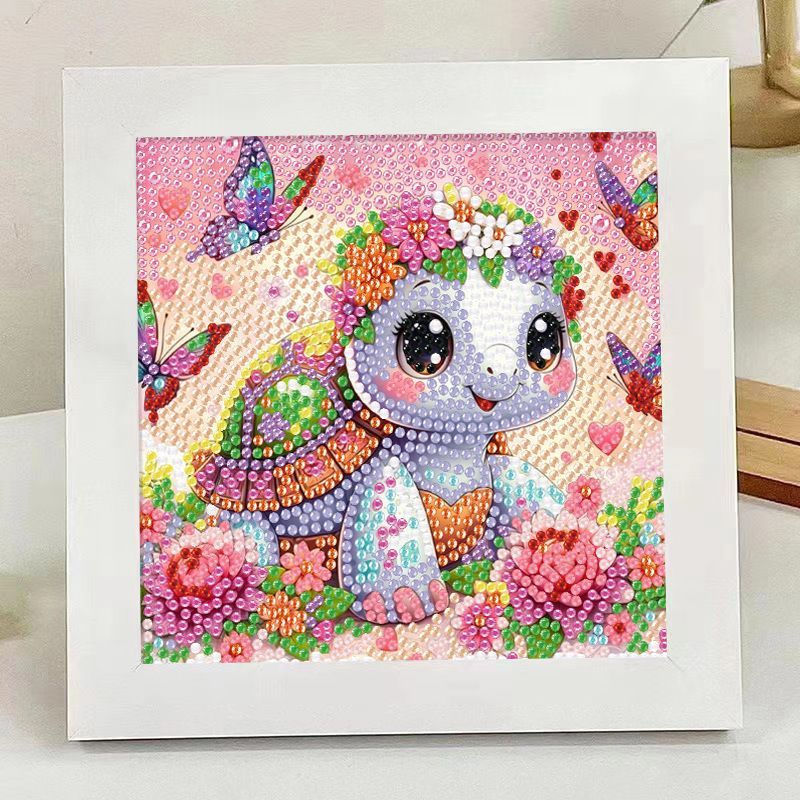 New Product#Bright Diamond Full Diamond Diamond Painting Children's Diamond Painting Handmade diy Ca