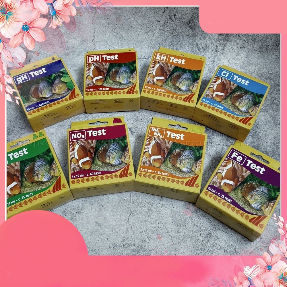 Sera Aqua‑Test – Bộ test nước đa chỉ số cho hồ cá cảnh & thủy sinh (pH, GH, KH, NH₃, NO₂…) .namaquat