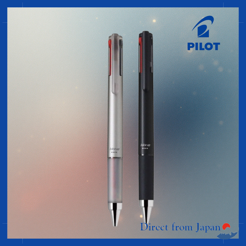 Pilot 4-Color Juice Up 0.4mm Ballpoint Pen - Black & Silver