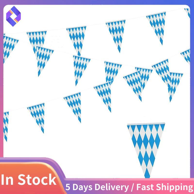 10M Vòng Hoa Bavarian Trang Trí Oktoberfest Trang Trí Tiệc Oktoberfest Pennant Bavarian Biểu Ngữ Ảnh