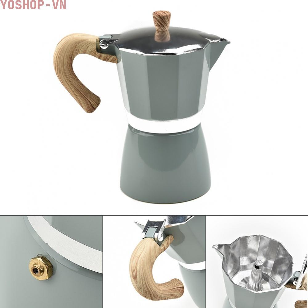 [Ysp]Coffee Maker Moka Pot Stove Top Tool Espresso Coffee Maker Italian Style