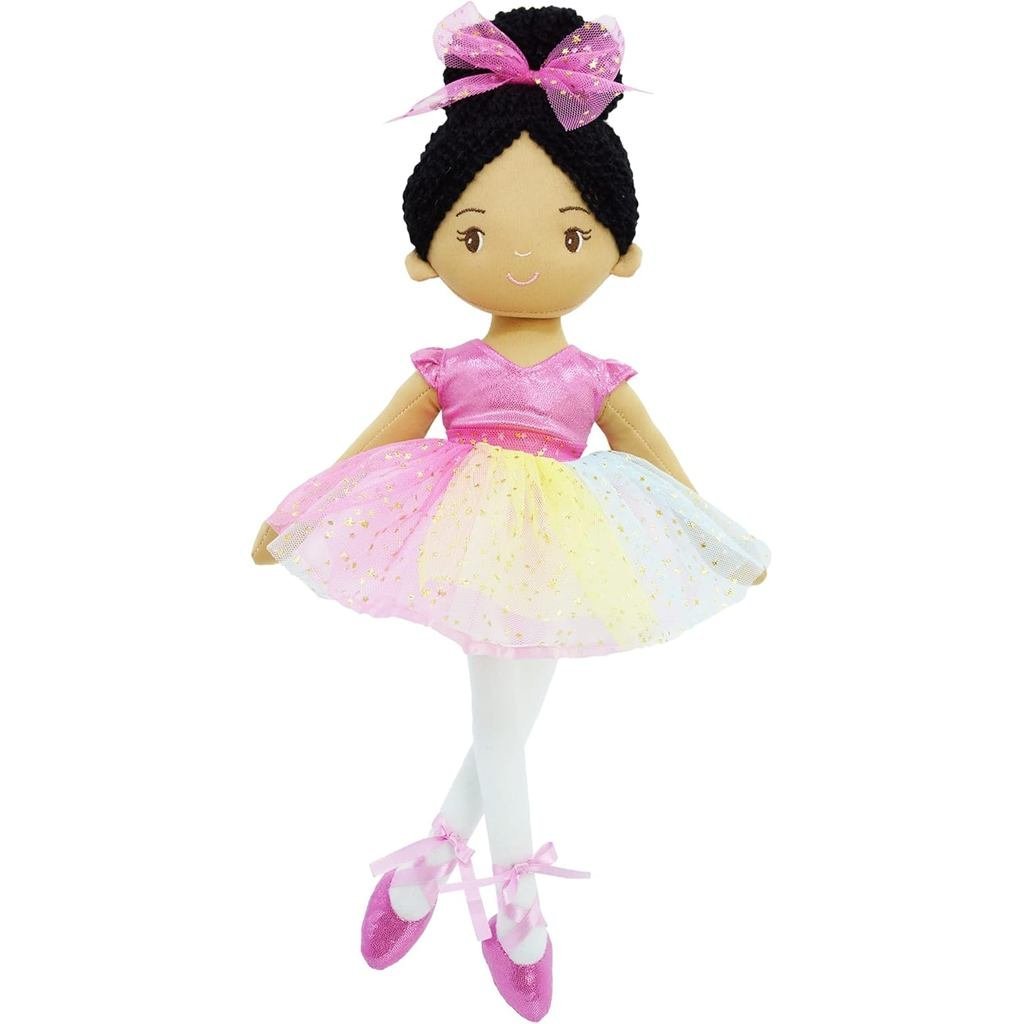 June Garden 16 "Ballerina Princess Stella - Búp bê mềm nhồi bông sang trọng - Trang phục màu hồng - 